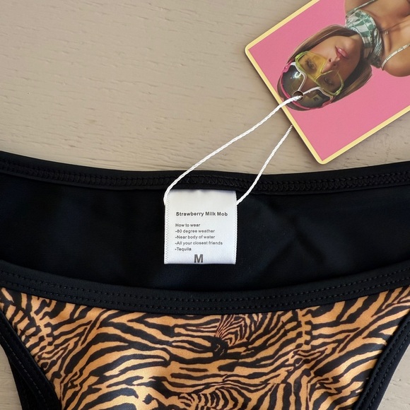 Strawberry Milk Mob Medusa Bikini Bottom - Picture 3 of 4